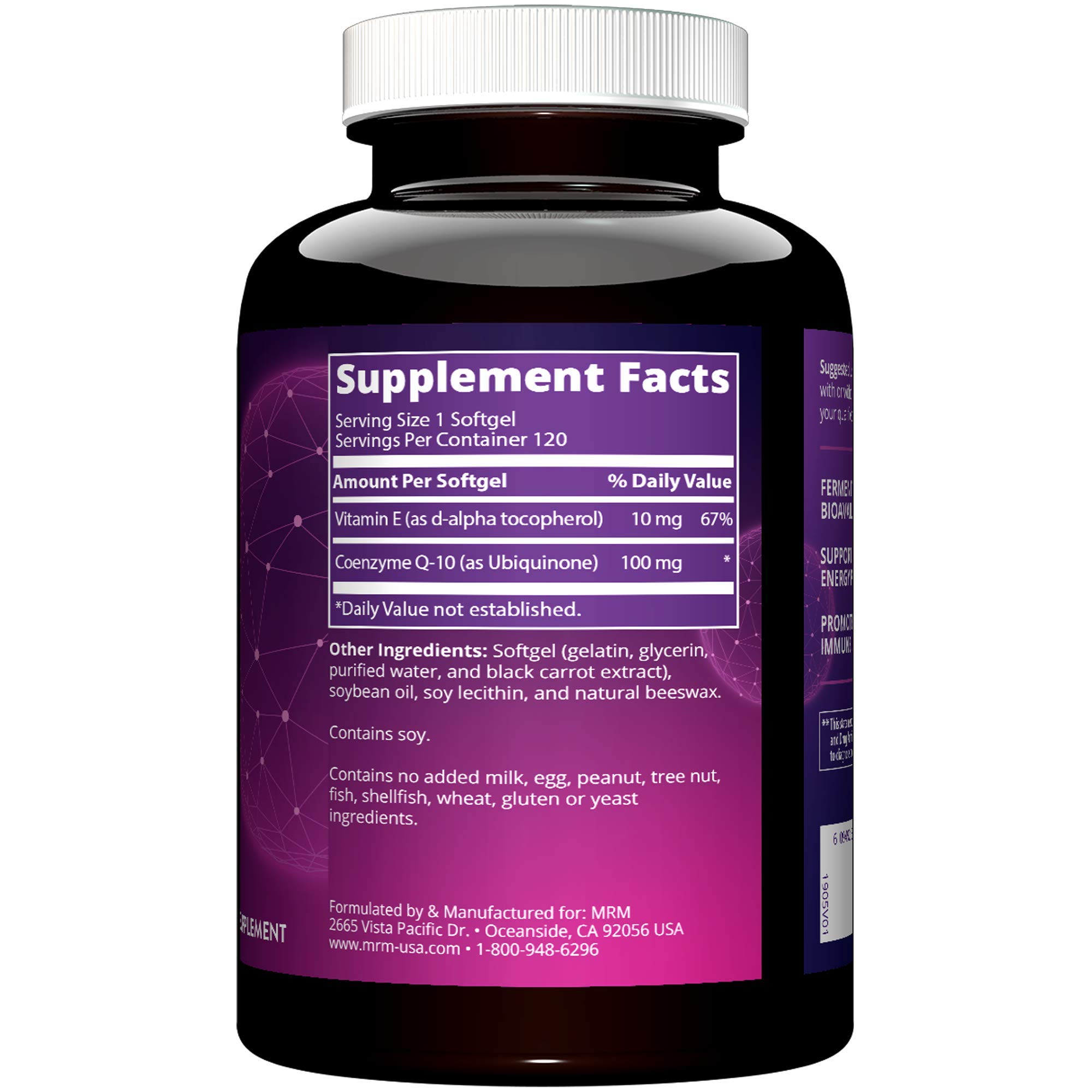 mrm coq10 with l-carnitine reviews Amazon.com: MRM Nutrition CoQ-10 100 mg - Ubiquinone Coenzyme Q-10  Supplement for Heart Health, Antioxidant and Cellular Energy Support for  Women & Men, Enhanced Absorption, Gluten-Free