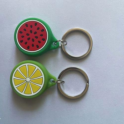 Miniatura 3 de Funda para Air Tag, linda funda de silicona para alimentos de frutas frescas, compatible con llavero Airtags para niños, mascotas, llaves
