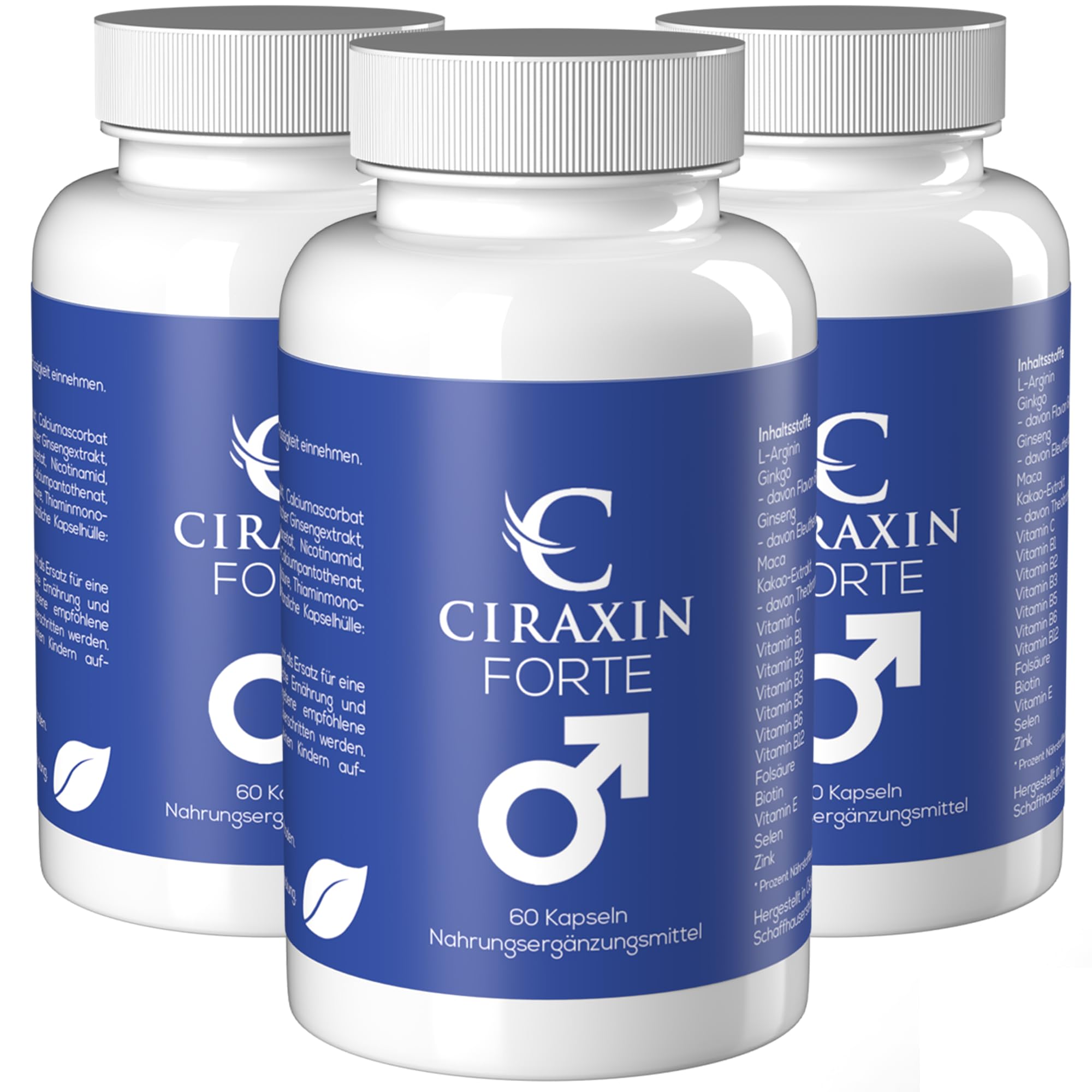 Ciraxin Forte - 180 Kapseln (3 x 60 Kapseln), 3er Pack