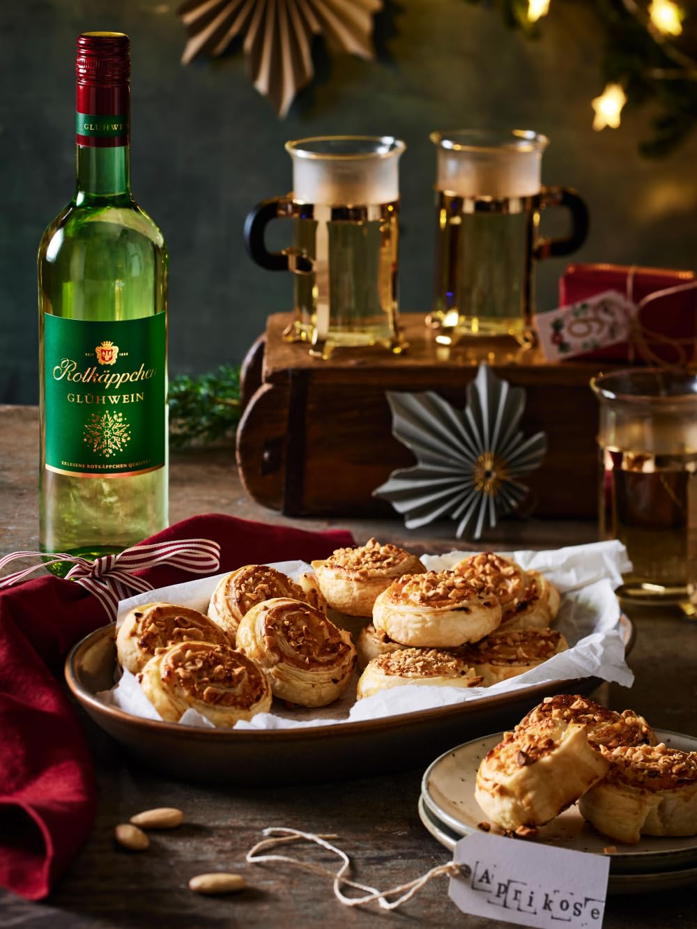 Rotkäppchen Qualitätswein Glühwein Weiß (6 x 0,75l) – Aromatisch-winterlicher, weißer Glühwein in erlesener Rotkäppchen Qualität