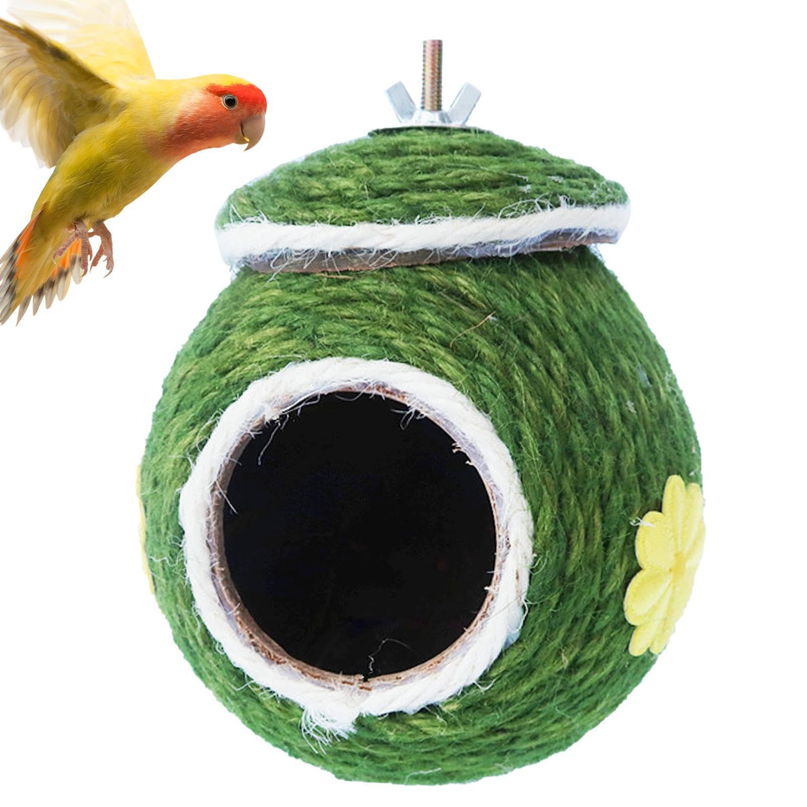 Nichoir pour perroquet et perruche en nid de colibri pour cage et jardin