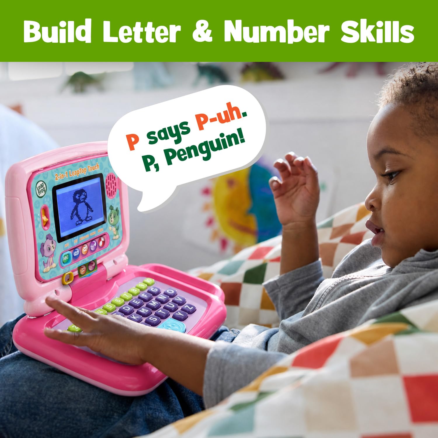 LeapFrog 2-in-1 LeapTop Touch, Pink : Amazon.com.br: Brinquedos e