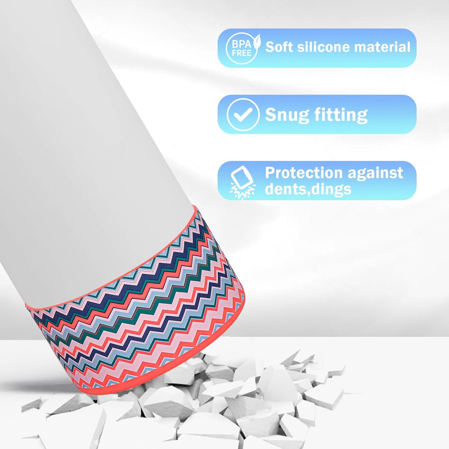 WK IEASON Protective Silicone Base Cover Boot for Hydro Flask Wide Mouth/Standard Mouth, Anti-Slip Silicone Bottom Bumper As Hydro Flask Water Bottle Accessories-2.83inch Bottom Diameter