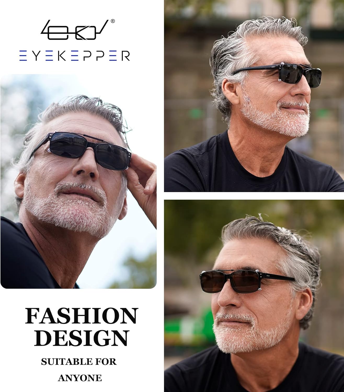 Eyekepper Large Clip On Sunglasses Polarized Lens - Image 2