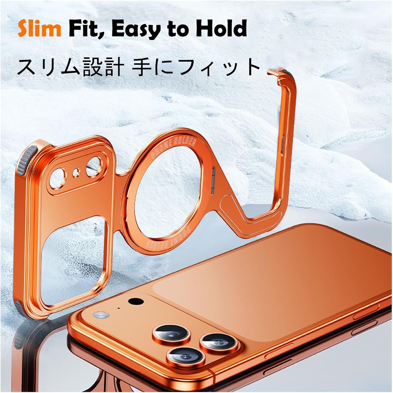 Frameless Case for iPhone 17 Pro Max/17 Pro/17, Slim Aluminum Alloy Bumper with Heat Dissipation, Metal Shockproof Protection & 360° Rotating Magnetic Stand, Bezel-Less(Black,17 Pro)