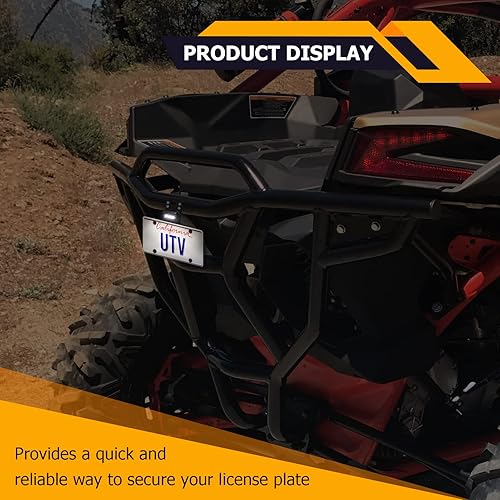 Miniatura 5 de WeiSen X3 Plug & Play Soporte para placa de matrícula con luz y enchufe de alimentación auxiliararnés LED Soporte de marco de matrícula compatible