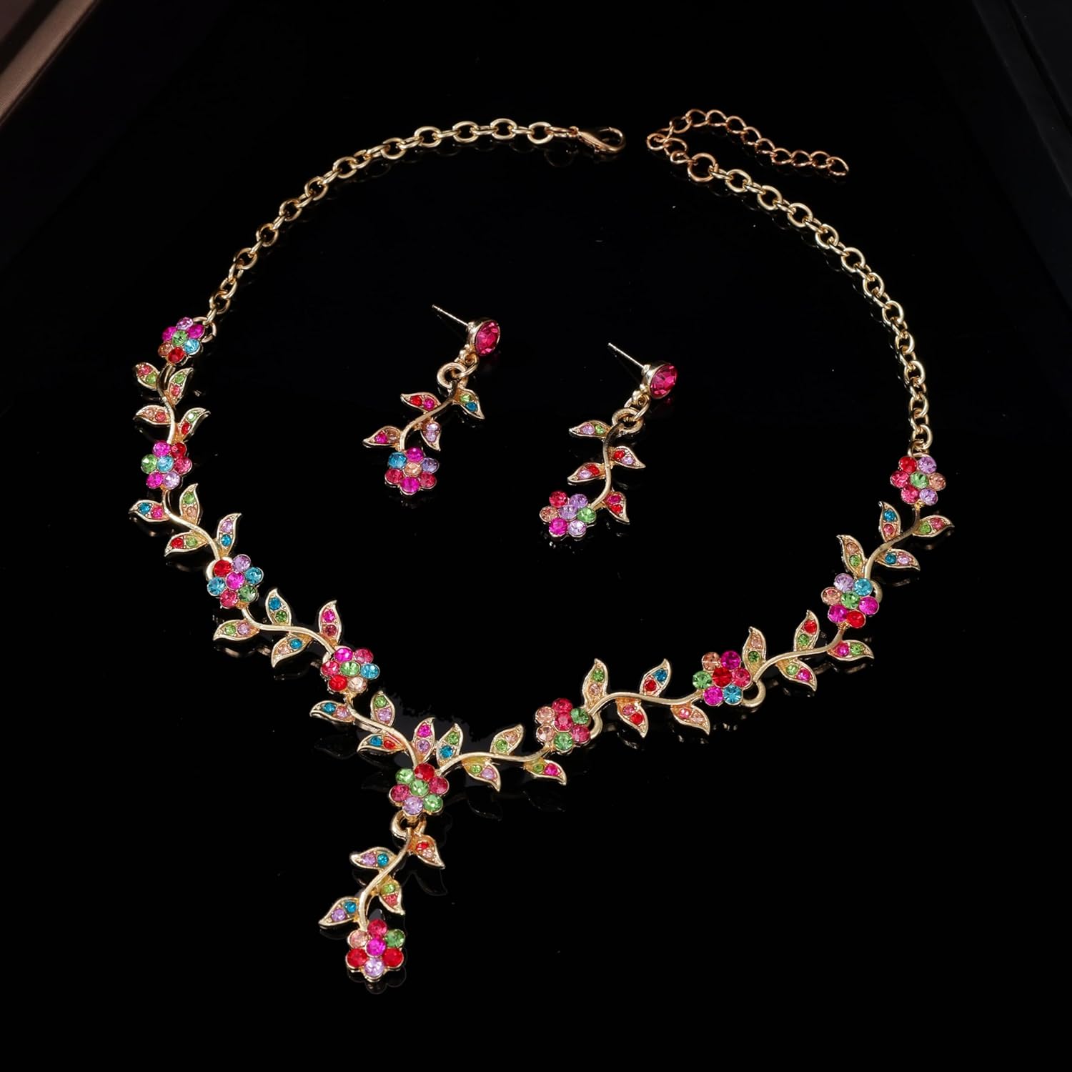 Kamirola Tiaras and Crowns for Women,Tiaras Earrings Necklace, Crystal Bridal Jewelry Set, Costume Party Halloween Prom Pageant Jewelry for Women(TR45) - Image 9