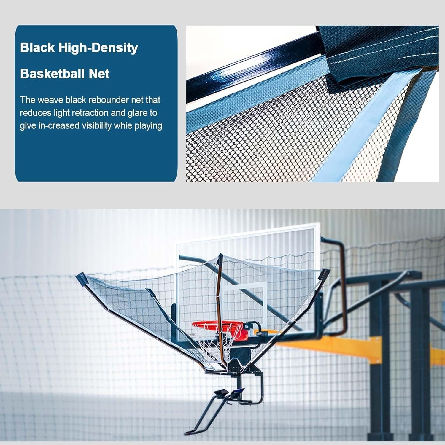 Basketballtrainer Professional Basketball Return Hanging Funnel-Shaped Shot Returner with Chute Compatible All Hoops