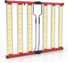 AGLEX 330W Led Grow Lights, Full Spectrum Grow Light with UV IR, Daisy Chain Foldable & Dimmable Plant Bar Style Grow Light for Indoor Growing Commercial Hydroponic Growing Lamp 3x4 FT Core Coverage