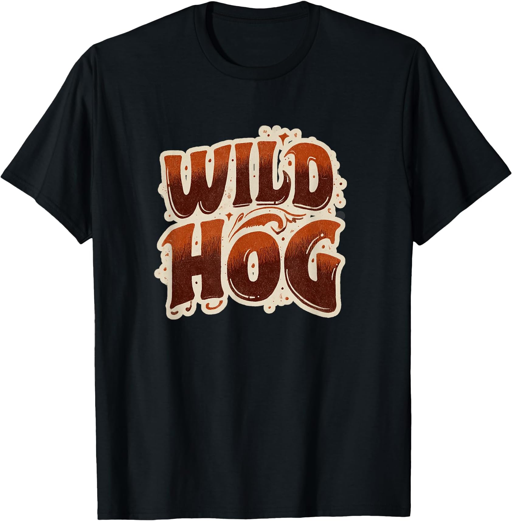 Cool Wild Hog Emblem T-Shirt