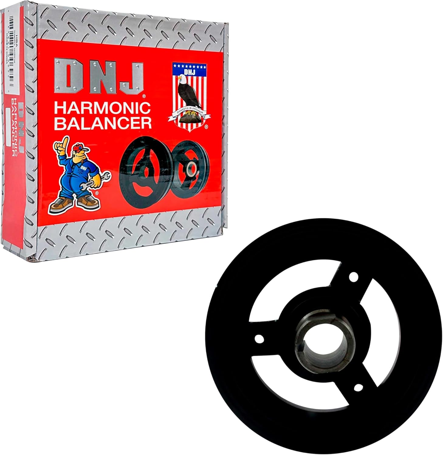 DNJ HBA1309 Harmonic Balancer For Fits: 2000-2017 Buick, Chevrolet, GMC, Alero, Aura, Captiva Sport, Cavalier, Classic, Cobalt, Equinox, G5, G6, Grand Am 2.0L, 2.2L, 2.4L DOHC 16V