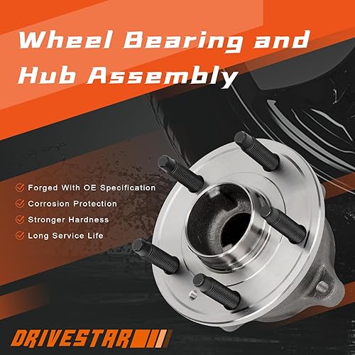 Miniatura 5 de DRIVESTAR 512446 Buje de rueda trasera y conjunto de rodamiento para Chevrolet Cruze 2011 12 2013