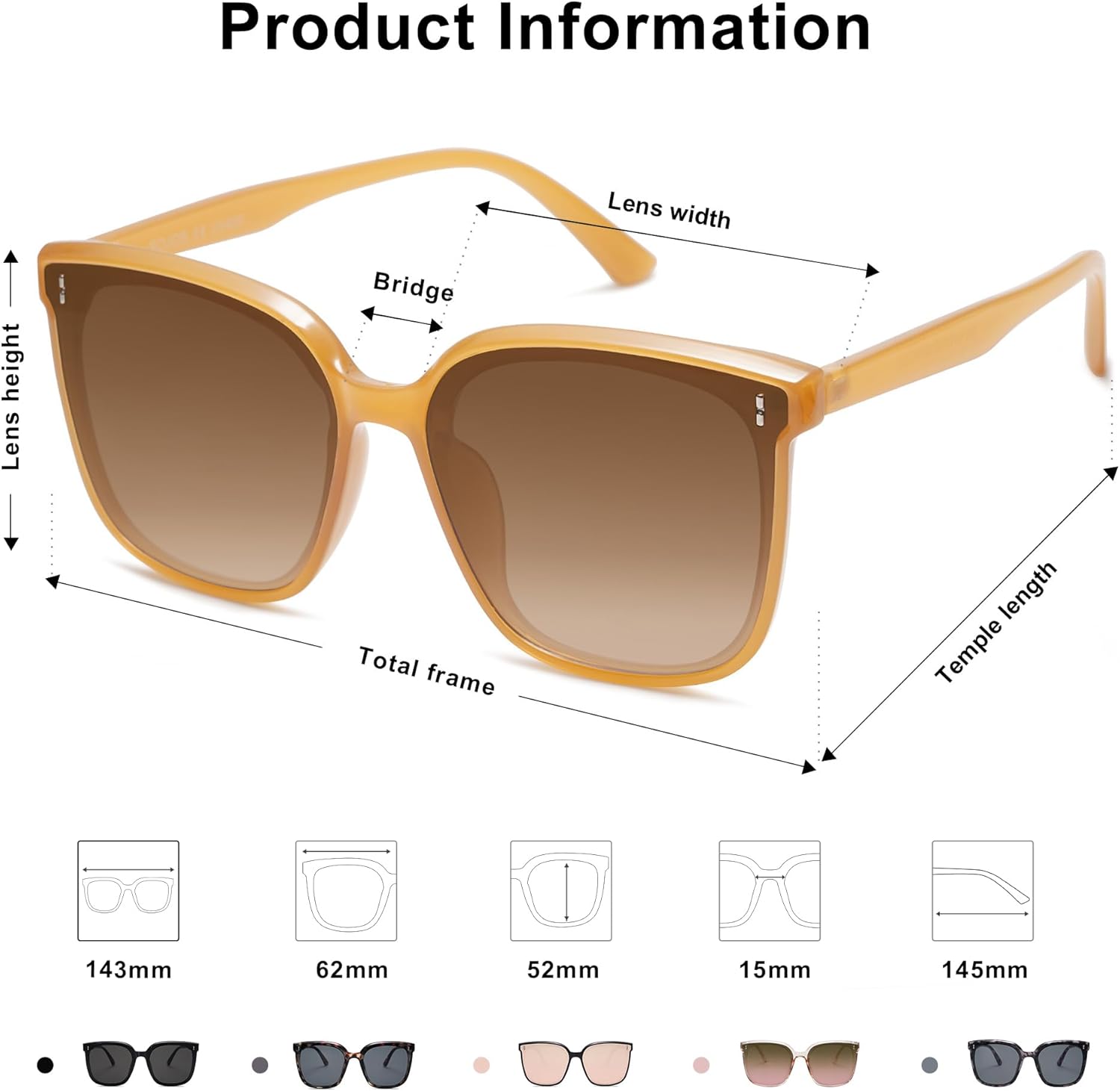 SOJOS Sunglasses for Women Men Vintage Style Shades SJ2157 - Image 5