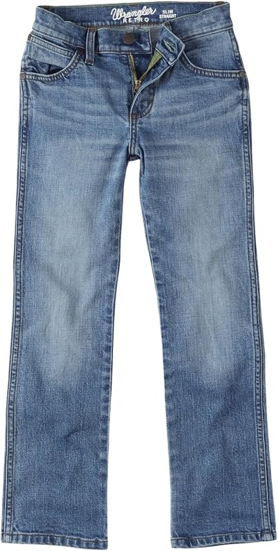 Wrangler Jeans de Pierna Recta de Corte Slim Retro para Hombre