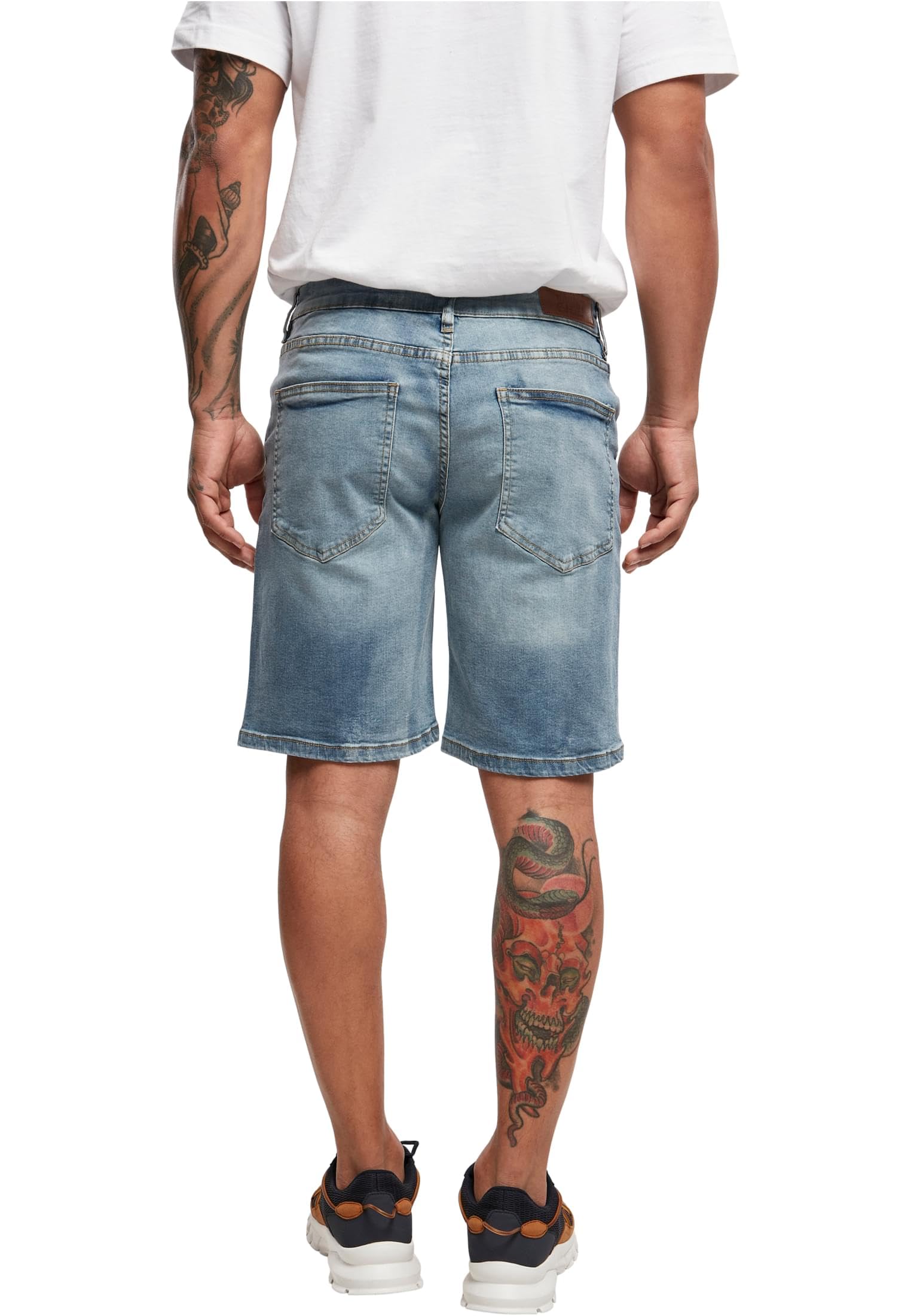 Urban Classics Relaxed Fit Jeans Shorts - Szorty dżinsowe Mężczyźni