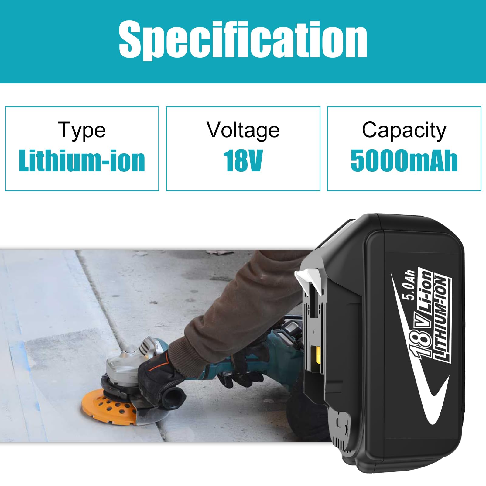 2 Baterías Recargables de 18V para