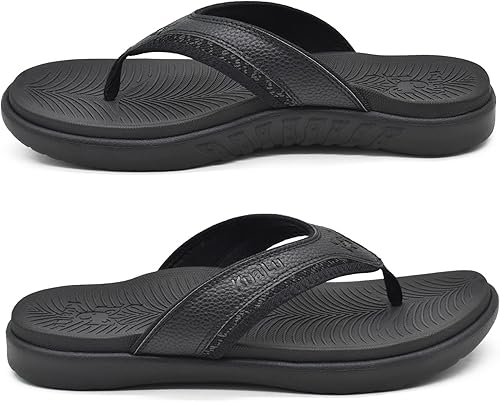 Miniatura 8 de KuaiLu Sandalias deportivas para hombre, cómodas, ortopédicas, con soporte de arco para fascitis plantar, para exteriores, verano, playa, talla 7  15