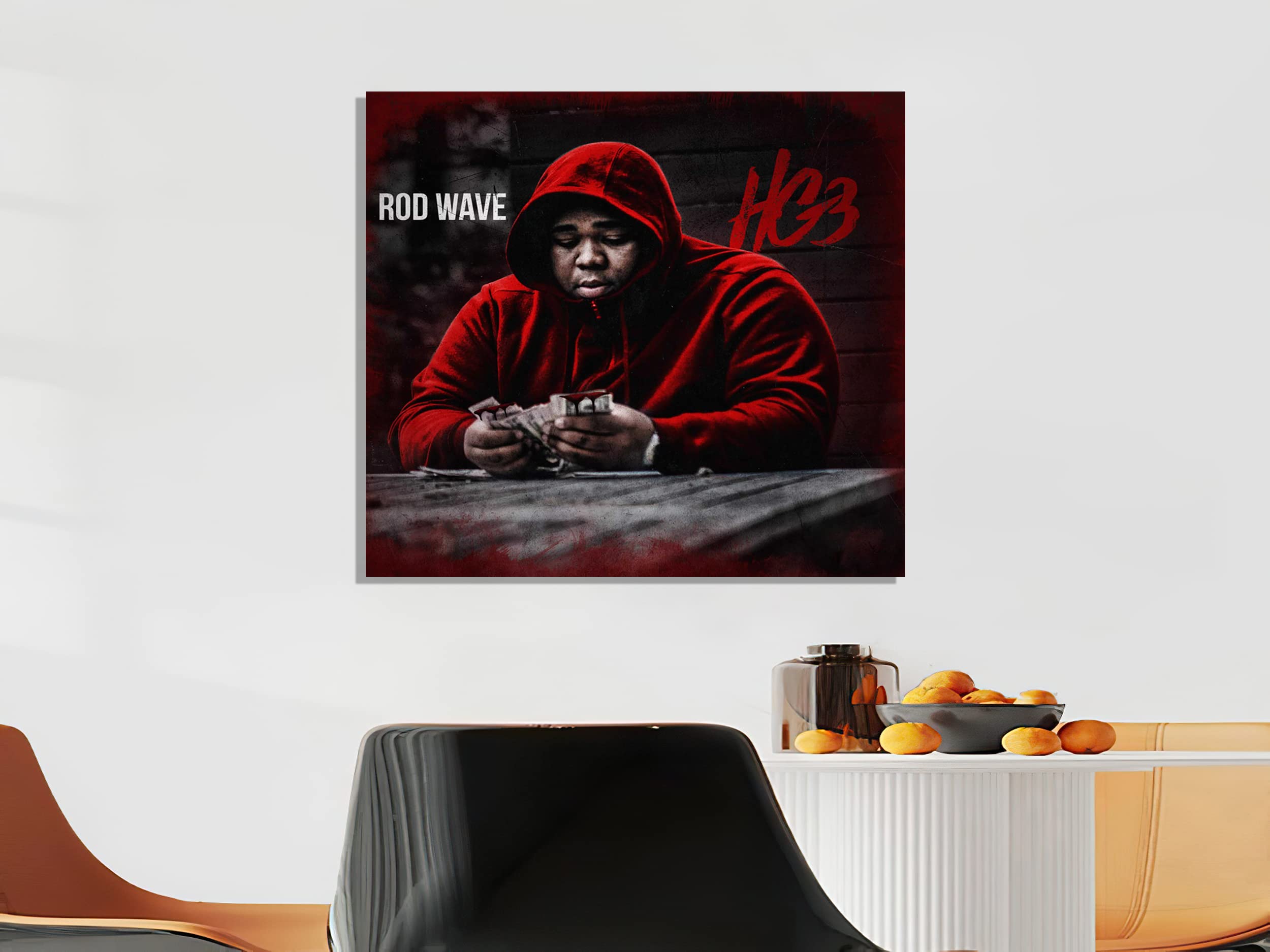 CSIHLMA Rod Wave Hunger Games Album Poster Music Posters Canvas Art Picture  Print Wall Art Poster Painting Canvas Posters Artworks Gift Idea Room  Aesthetic 12x12inch, Red: Posters & Prints - Amazon.com