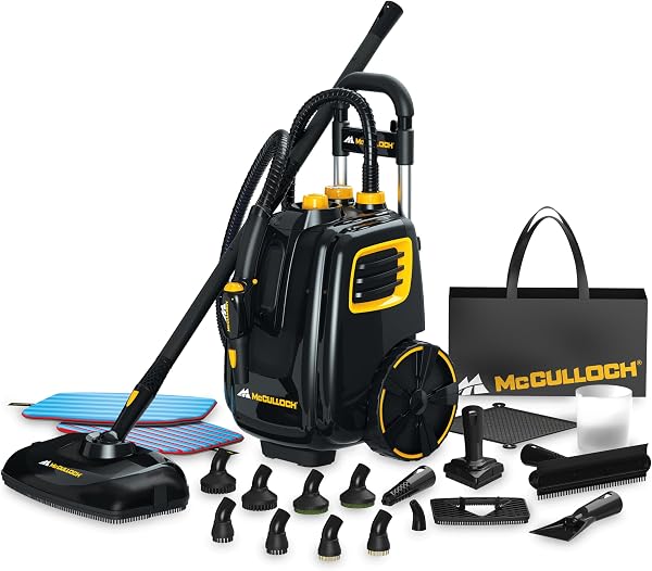McCulloch MC1385 Deluxe: A Premium, Chemical-Free Steam Cleaner for Home and Auto Detailing