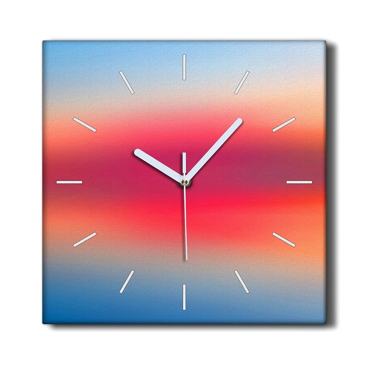Horloge toile sans tic-tac Coloray pour éliminer les bruits du salon