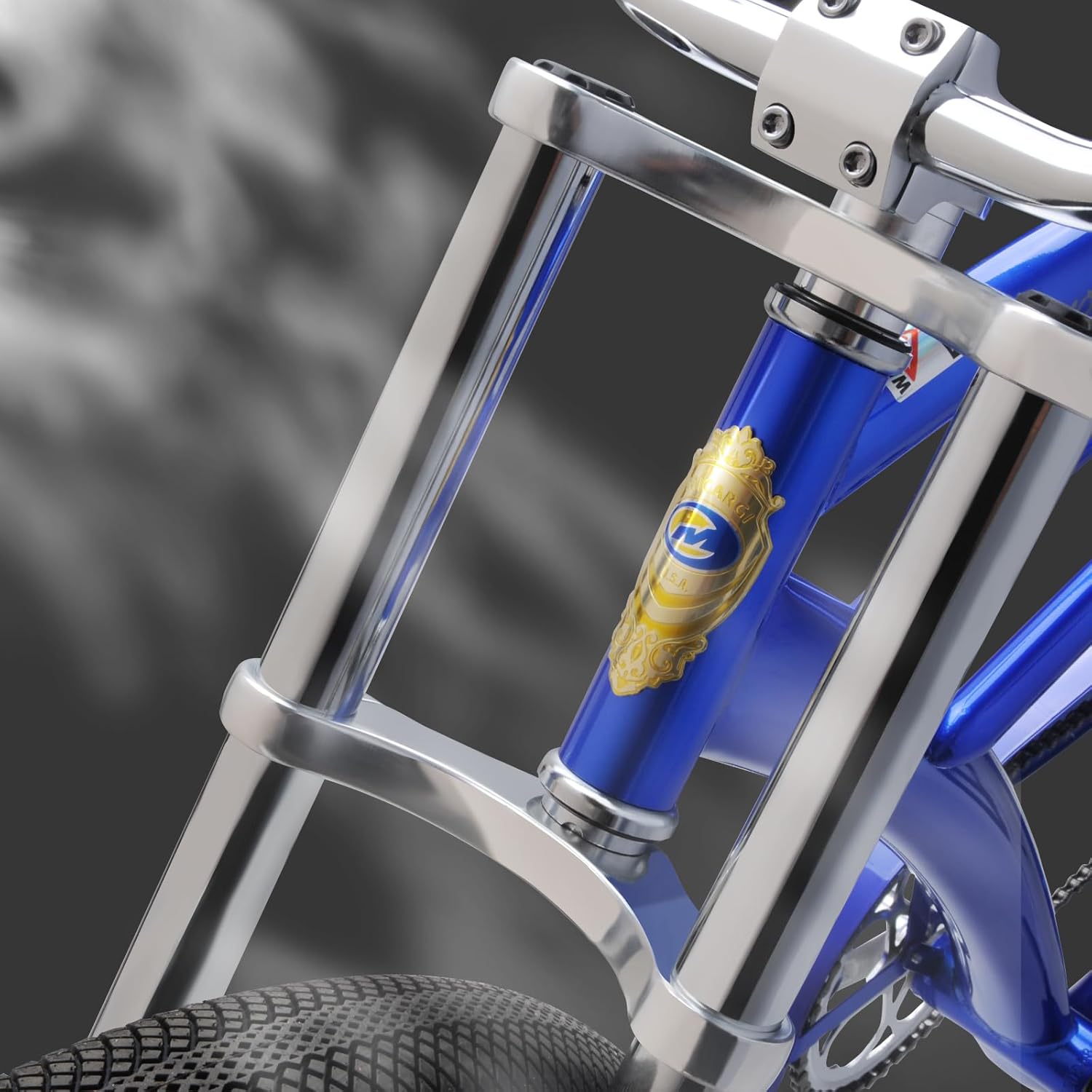 MICARGI Bronco PRO 26 Inch Beach Cruiser Bike for Men, Steel Frame,Single Speed, Hi-Rise Handlebar, Three Piece Cranksets,Fat Tire Bike, Mens Bike, Complete Cruiser Bikes