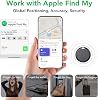Etiquetas Air Tracker - Paquete de 4: Rastreador Bluetooth Inteligente, Localizador de Artículos Compatible con la App Find My de Apple (Solo iOS), Etiqueta Localizadora para Llaves, Equipaje, Bolso, weTag mini. (No para Dispositivos Android) 3