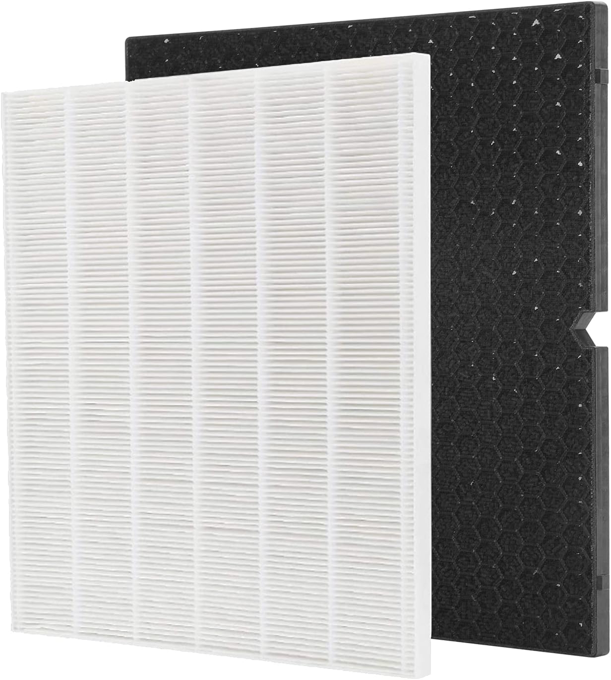 VIEWALL Filter Replacement Compatible with Winix 5500-2 Air Purifier, Part # 116130, Includes Ture Filters + Activated Carbon Pre-Filters