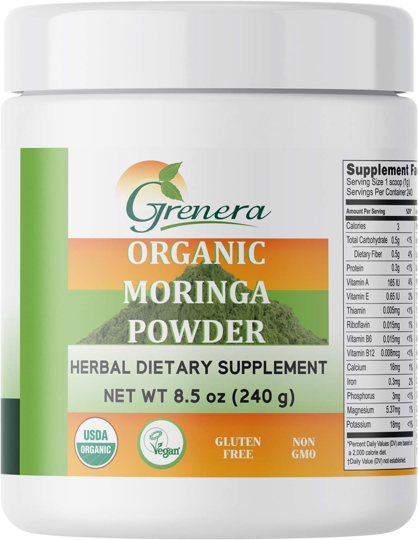 Amazon.com: Moringa Leaves Powder (8 Ounce) | Non GMO | Super Food for ...