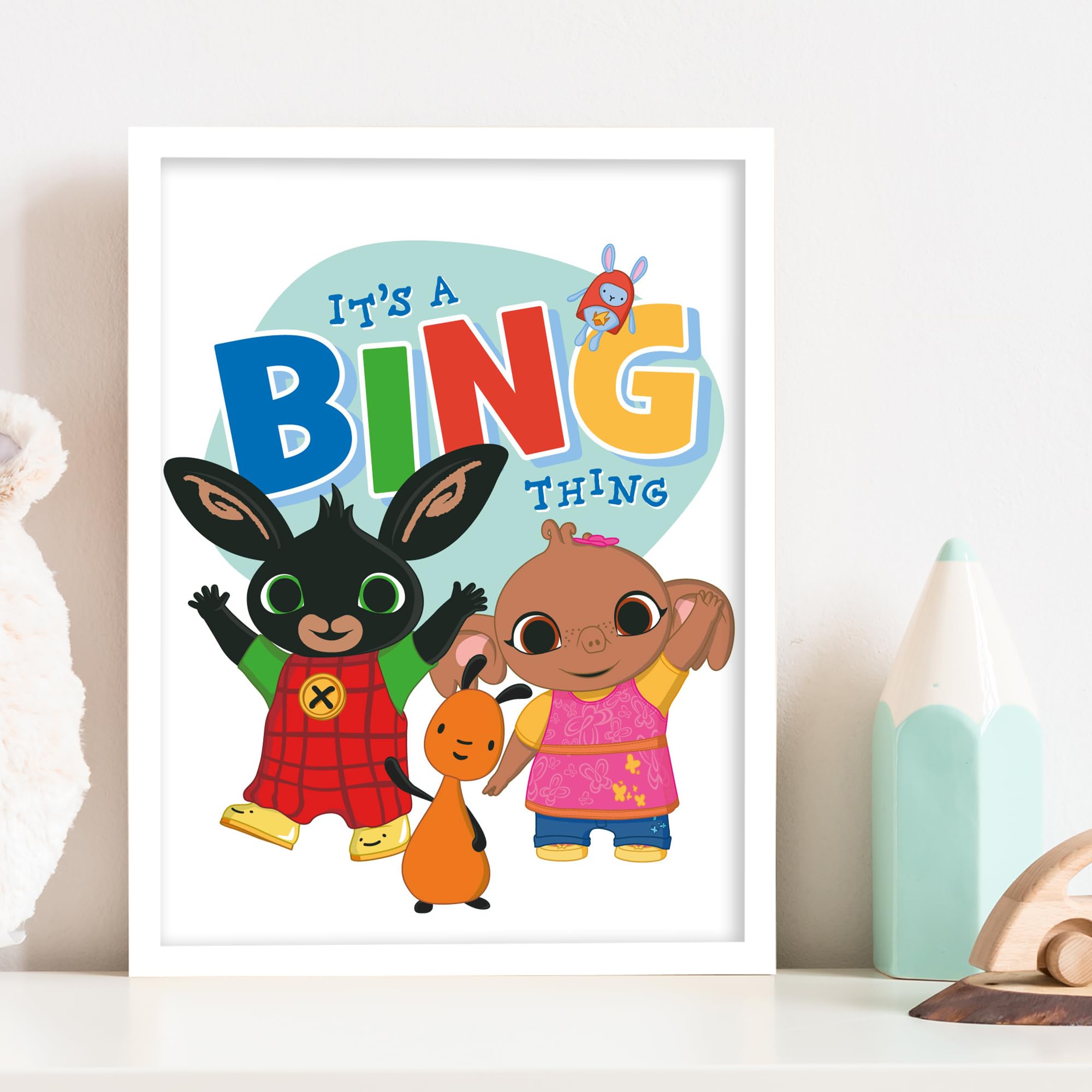 Bing Print - Sula and Flop Its a Bing Thing Poster Wall Art (29.7cm x 42cm - A3)
