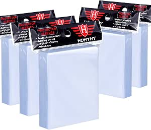 500 Clear Card Sleeves for Trading Cards – Soft Non-PVC Polypropylene Protectors (500 Count)