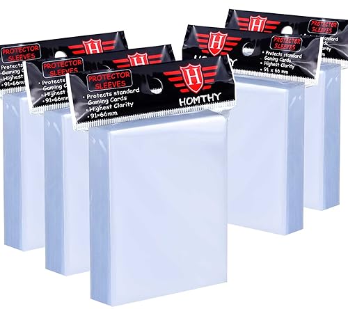 500 Counts Card Sleeves for Trading Cards, Soft Penny Card