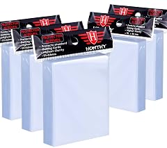 500 Counts Card Sleeves for Trading Cards Soft Penny Card Sleeves Clear Plastic Card Protectors Fit for Baseball