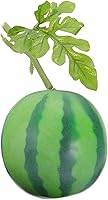 PATIKIL Lifelike Foam Artificial Watermelon - Realistic Fake Fruit Model for Home Decor, Parties, Photography Props 5.31"