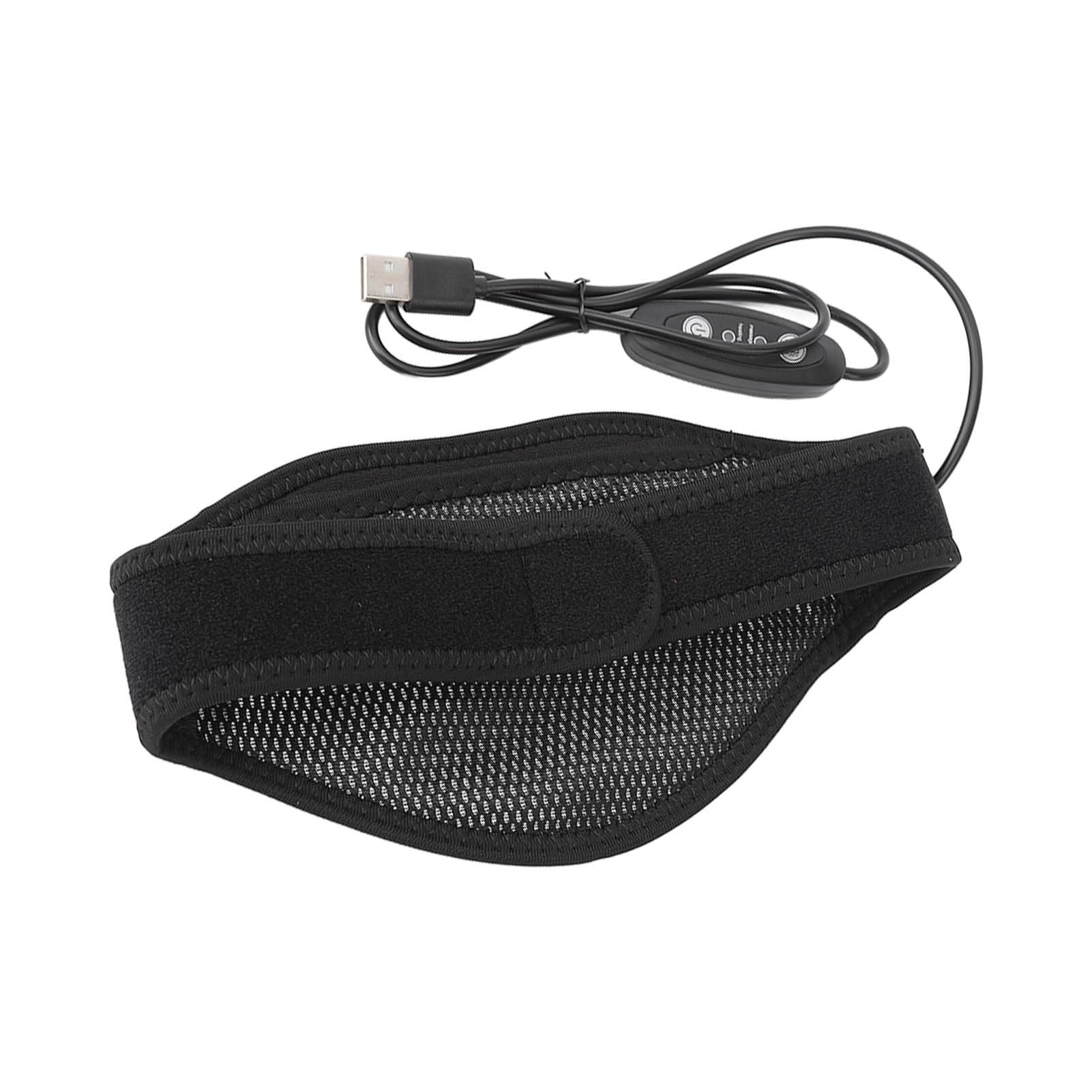 Massaggiatore Per collo E Spalle con Calore, Massaggiatore Per collo Riscaldante Massaggio con Vibrazione a 5 Marce Fascia Per collo Riscaldata USB Lavabile Per Uso Domestico Lavoro D'ufficio