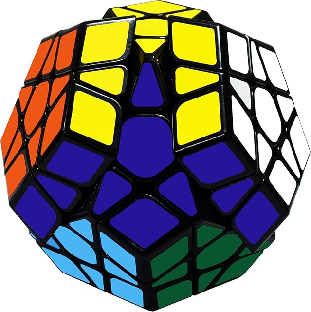Maomaoyu Megaminx Dodecahedron Cube 3x3 3x3x3 Smooth Magic Cube Puzzle Special Toys Brain Teaser Stocking Filler for Kids