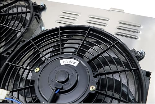 Miniatura 7 de Ventilador eléctrico de aluminio para Ford Ltd II Thunderbird Torino Mongeto Ranchero V8 1972-1979