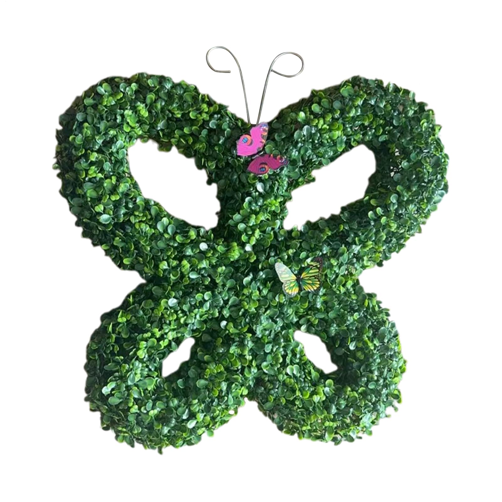 Coronas Verdes para Puerta Principal, Corona de Granja Coronas de Interior | Garland de suministros de con luz LED para entradas, patios, salas de estar