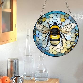 ハンダステンドグラス工芸『竹と雀』鏡 ハンダステンドグラス工芸『竹と雀』鏡