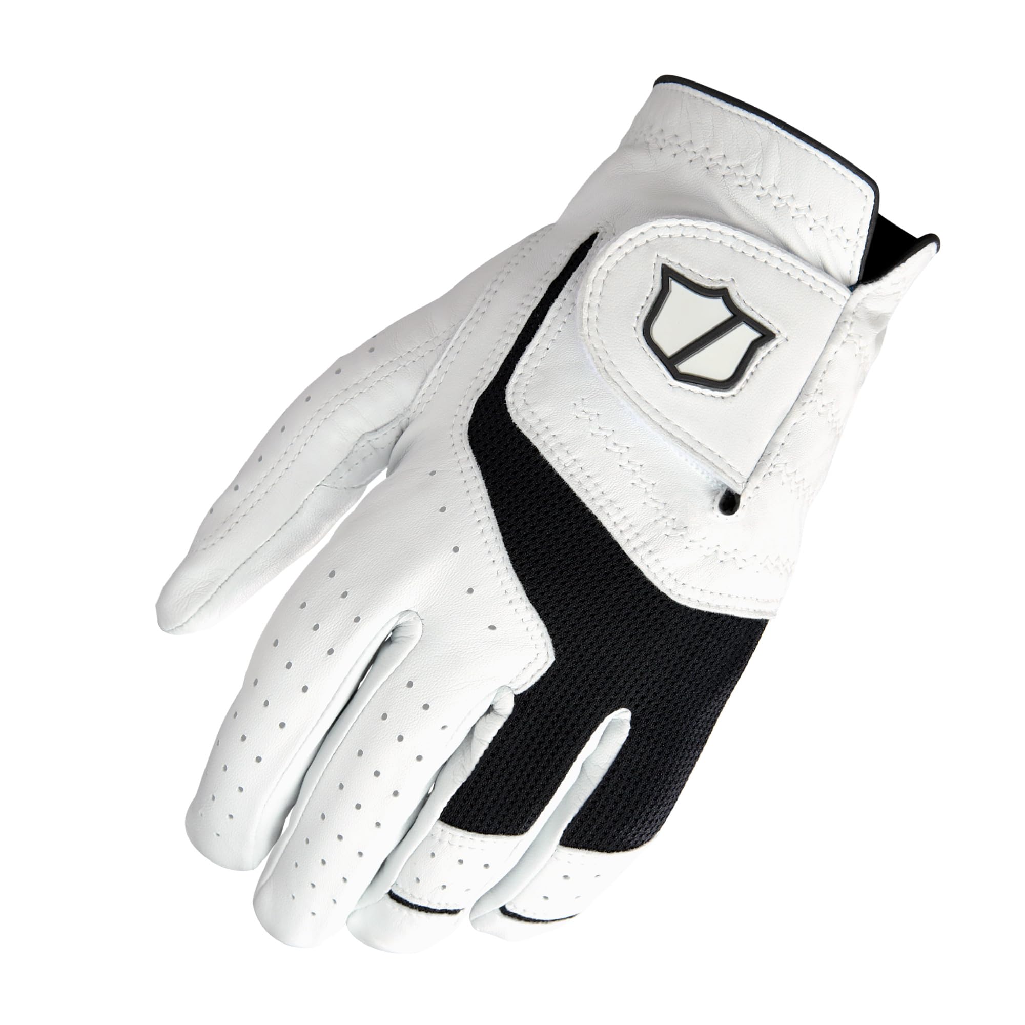 Wilson Staff - Guanti da golf Conform da uomo, colore: Bianco/Nero