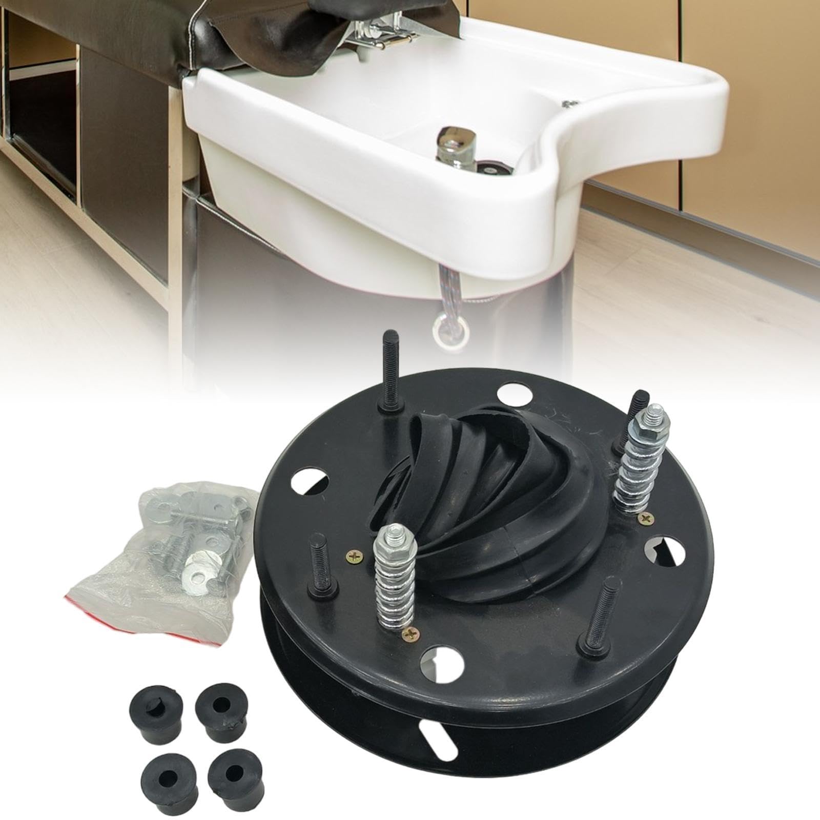 Mecanismo de inclinación para lavabo de peluquería, herramienta de inclinación con envoltura de goma, 21 cm de diámetro, pieza de repuesto para, Accesorios de 19.9 mm