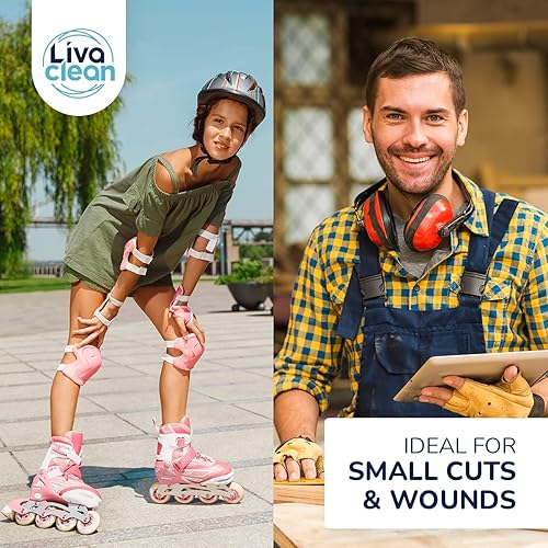 Miniatura 8 de (3 unidades) Tiras de cierre de heridas de 1 x 3.7 pulgadas, kit de cierre de heridas con puntada de cremallera, kit de cierre de mariposa,