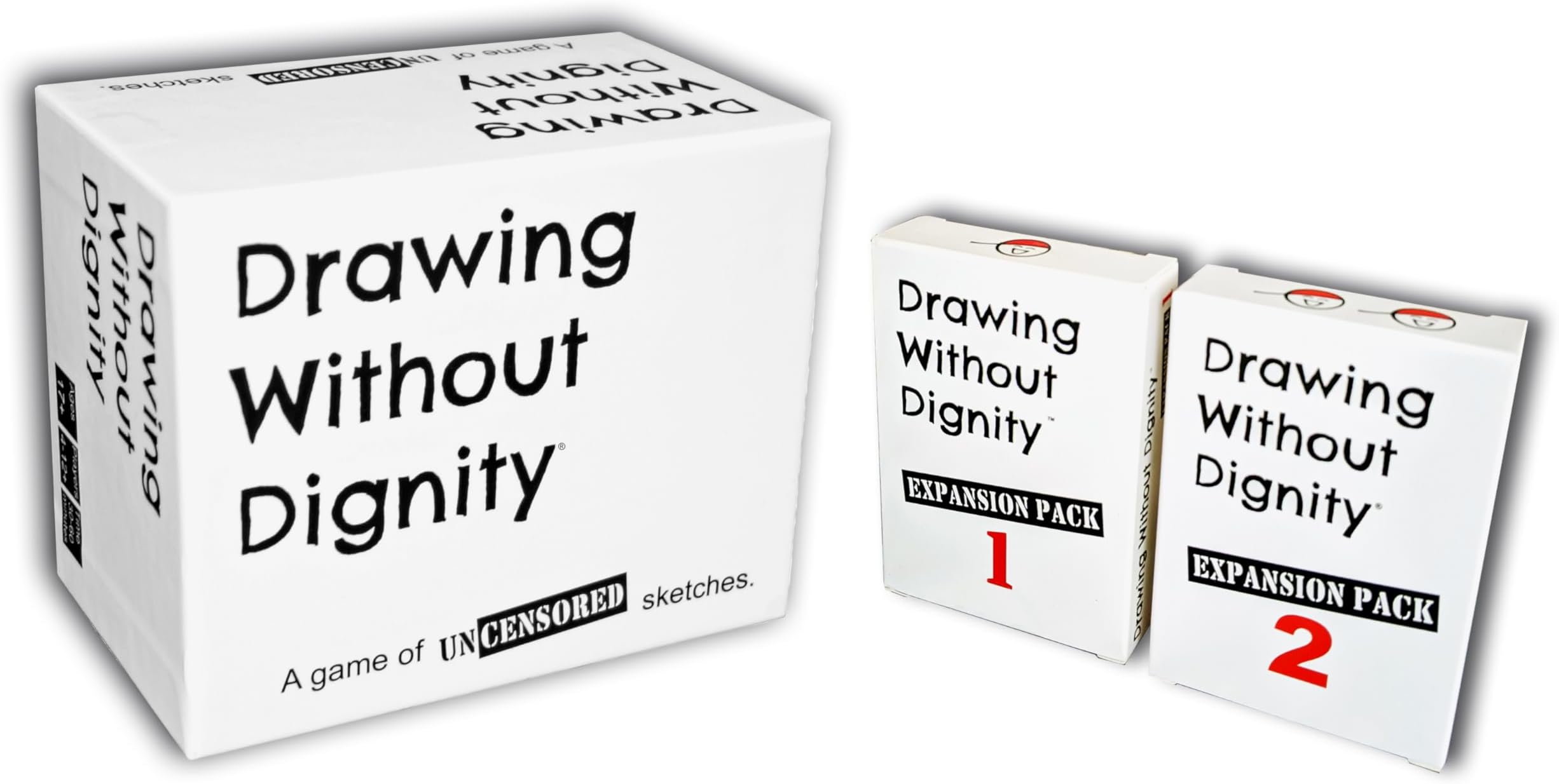Drawing Without Dignity Complete Set: The Hit Pictionary-Style Mature Drawing Game Plus All Expansion Packs