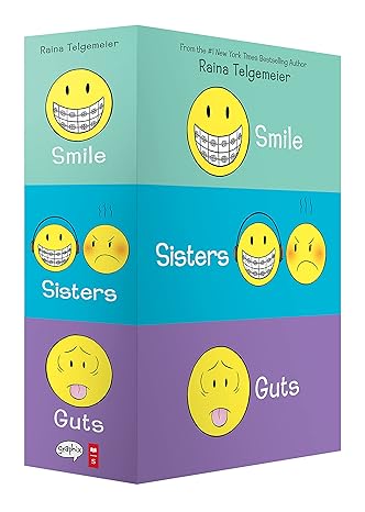 Smile, Sisters, and Guts: The Box Set: Telgemeier, Raina, Telgemeier ...