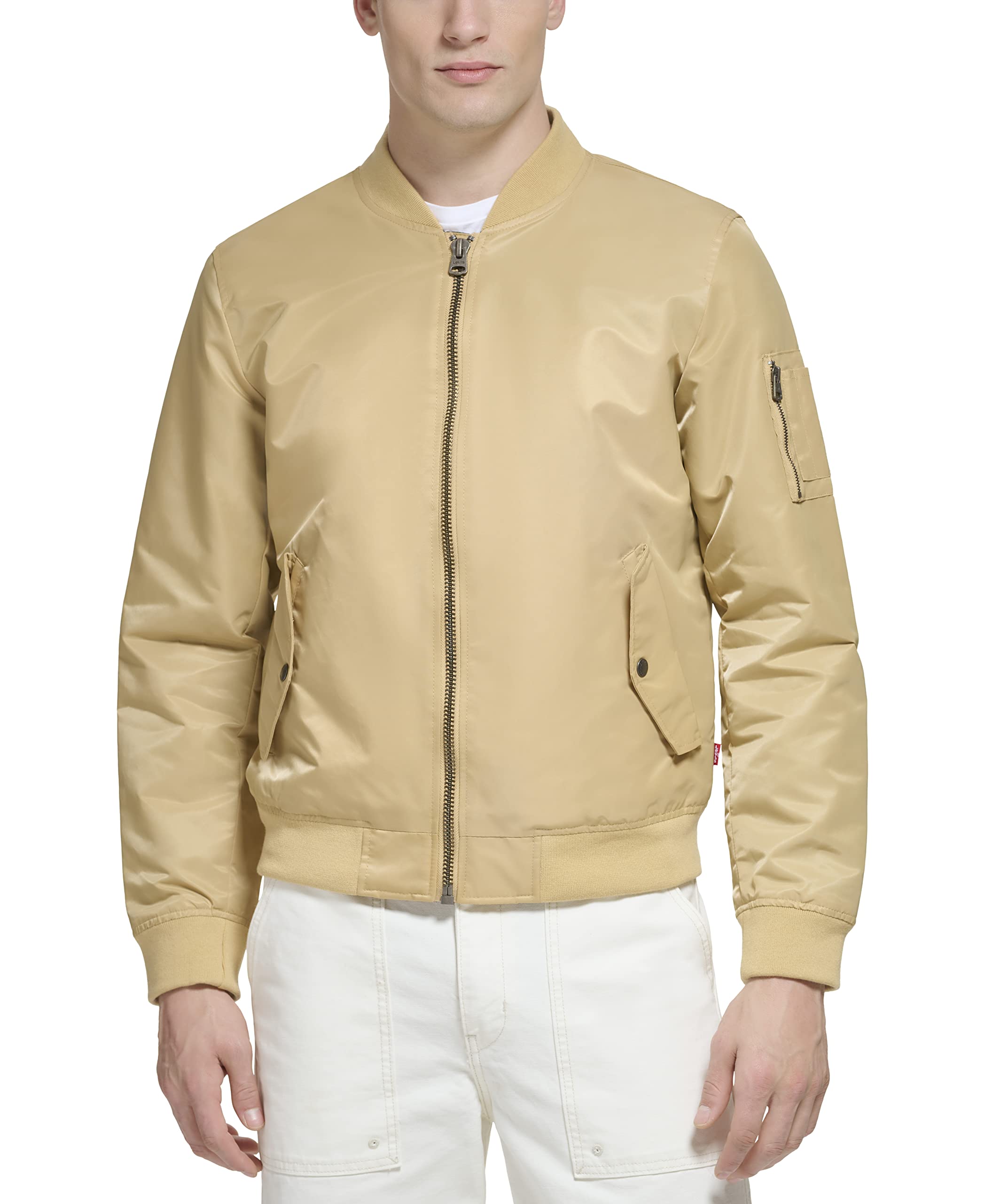 Levi's Men's Flight Satin Unfilled Ma-1 Bomber