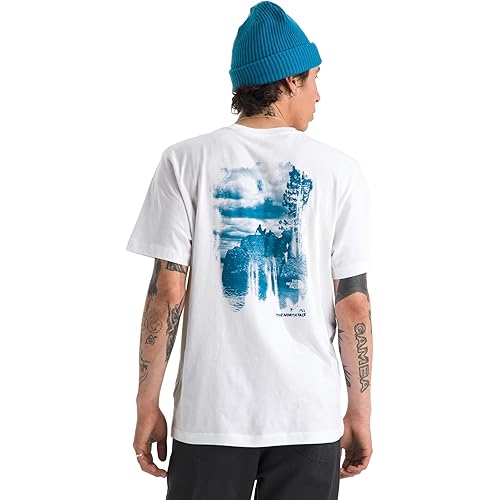 THE NORTH FACE Men's Evolution Nature Exposure Short-sleeve Tee | Cotton Shirt With Classic Logo & Graphic