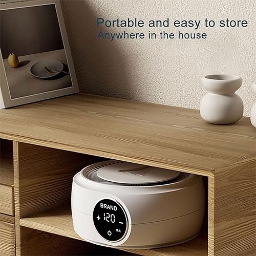 Miniatura 5 de Secadora de ropa portátil, pequeña secadora eléctrica para apartamentos, caravanas, viajes, tareas domésticas, mini secadora plegable compacta con