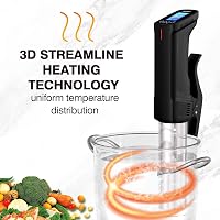 Inkbird WiFi Sous Vide Készülék EVA Védőtokkal - 100W Vízálló Konyhai Hőmérséklet Szabályzó 25-99°C - Precíziós Időzítő Tökéletes Főzéshez 4