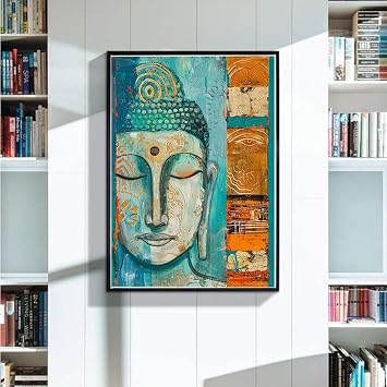 Zen Diamond Art Kits for Adults, DIY Square Full Drill Diamond Painting Kits for Adults Diamond Art Painitng, 5D Portraits Diamond Painting Kits Arts and Crafts for Home Wall Decor Gifts 32x40 In 9-N