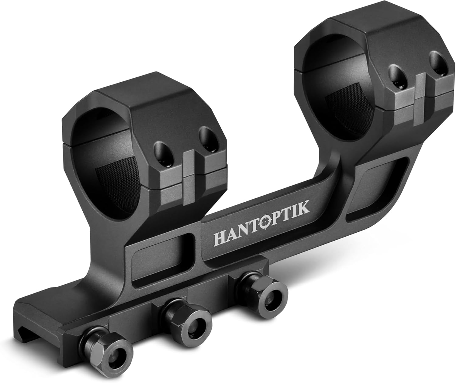 Hantoptik Slim Profile Series 34mm Scope Mount Dual Ring Offset Cantilever Mount,Secure Reliable and Lightweight Aluminum