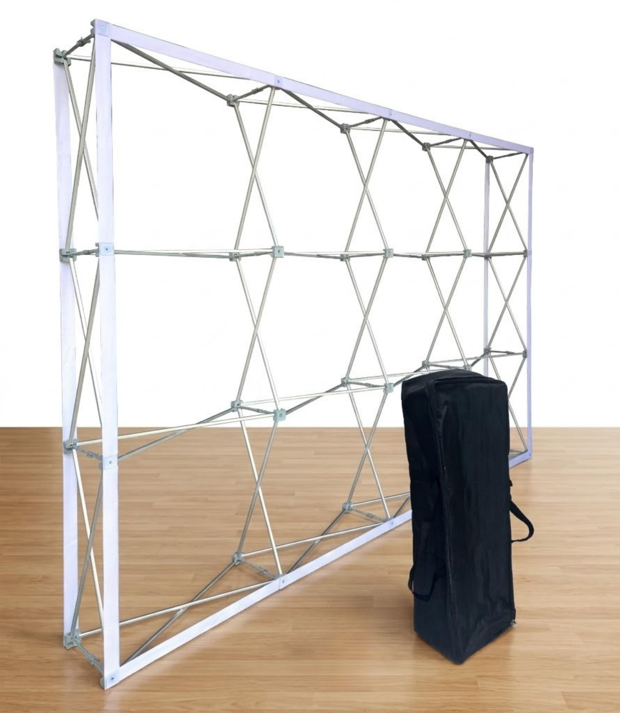 Estructura PHOTOCALL Pop UP de 301x227 cm de Aluminio Plegable, Incluye Bolsa de Transporte - para Utilizar en Eventos, congresos, ferias, Bodas y cumpleaños